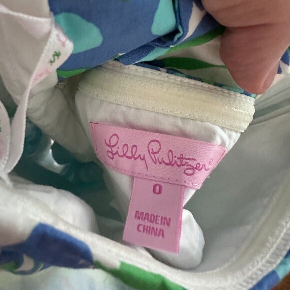 Vintage Lilly Pulitzer Strapless Dress (0) - Picture 7 of 7